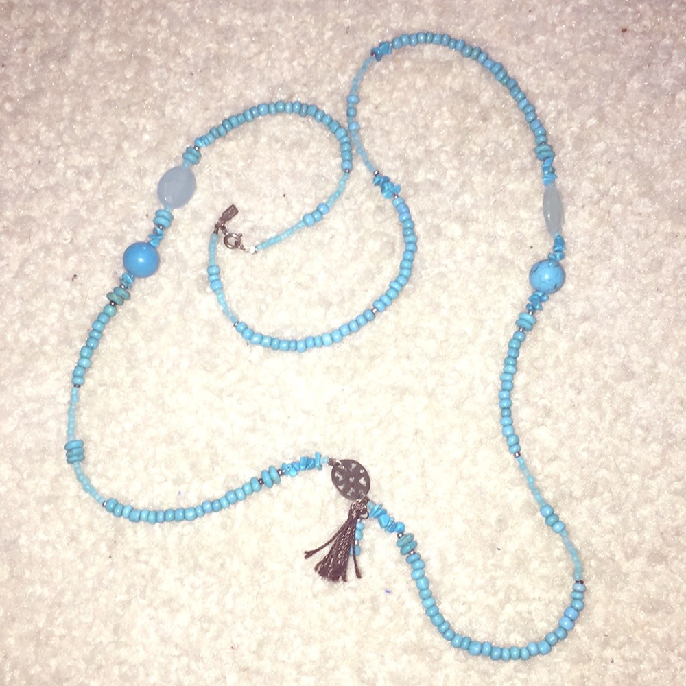 Long Turquoise Necklace